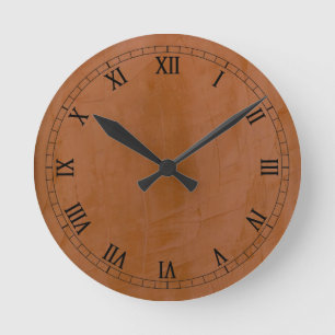 Reloj de pared de estuco veneciano de color mandar