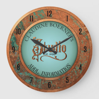 Reloj de pared de estudio de hobby de costura de j