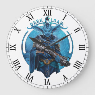 Reloj de pared de fantasía Dark Eldar – Guerrero a