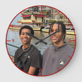 Reloj de pared de 'Fave People o' Clock