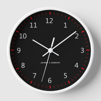Reloj de pared de firmas 3