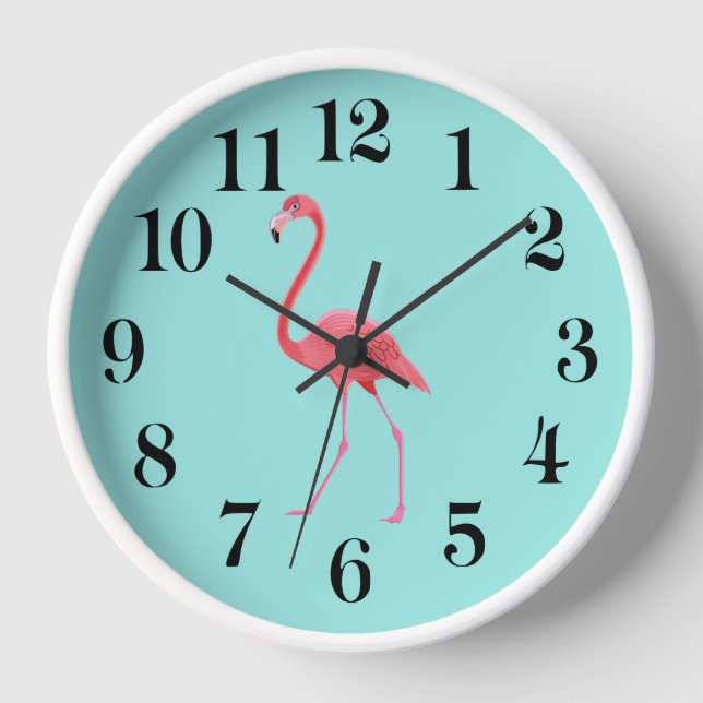 Reloj de pared de flamenco (Anverso)