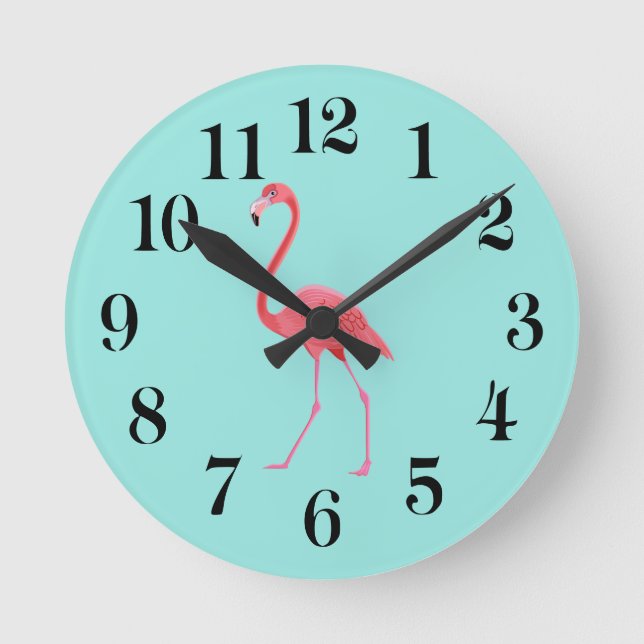 Reloj de pared de flamenco (Anverso)