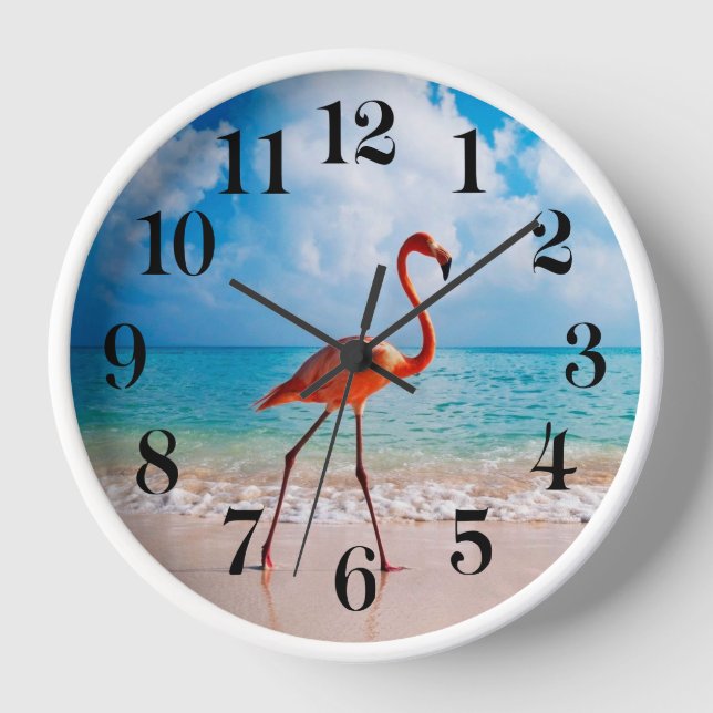 Reloj de pared de flamenco (Anverso)