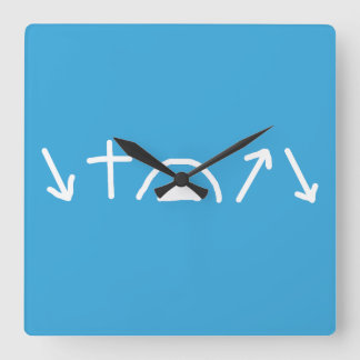 Reloj de pared de flechas de gospel