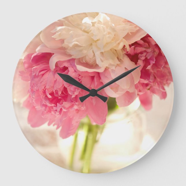 Reloj de Pared de Flores (Anverso)