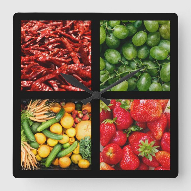 Reloj de pared de Foodie 3 (Anverso)