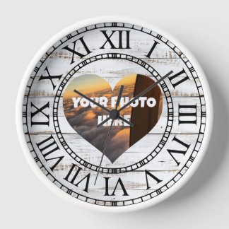 Reloj de pared de fotos de personalizable