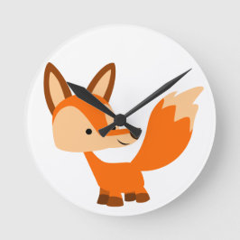 Reloj de pared de Fox Personalizado amigable