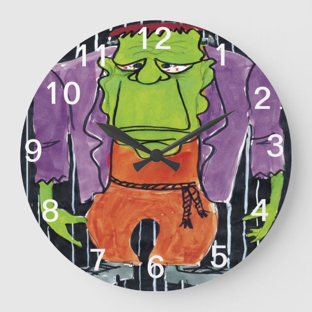 Reloj de pared de Frankenstein (Anverso)