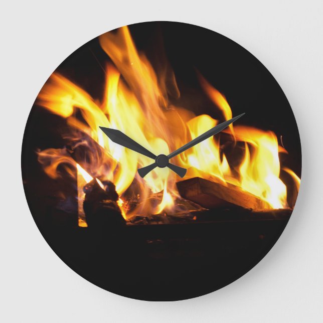 Reloj de pared de fuego (Anverso)