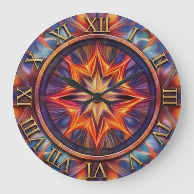 Reloj de pared de fuego mítico (Anverso)