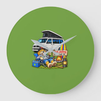 Reloj de pared de furgoneta camper divertida '' Vi
