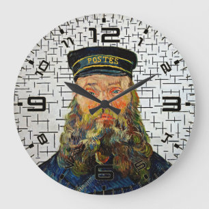 Reloj de pared de fusión de arte Van Gogh x Mondri