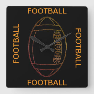 Reloj de pared de fútbol
