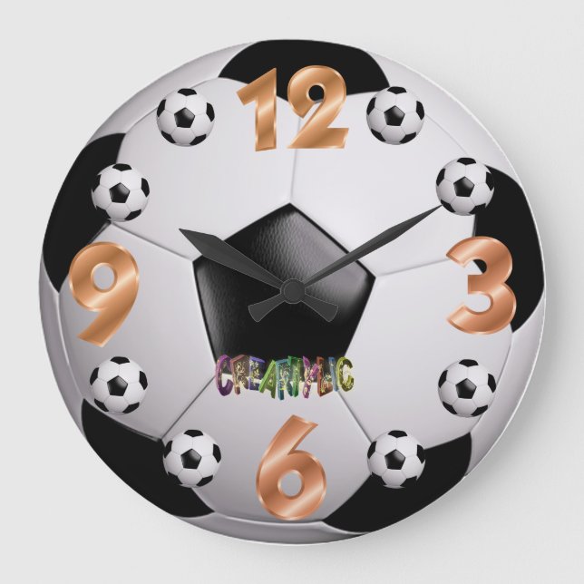 Reloj de pared de fútbol (Anverso)