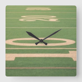 Reloj de pared de futbol de la zona roja