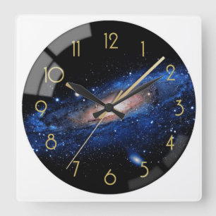 Reloj de pared de galaxia cósmica