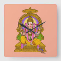 Reloj de pared de Ganesha
