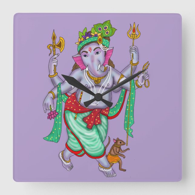Reloj de pared de Ganesha (Anverso)