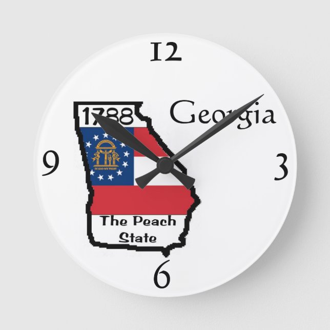 Reloj de pared de Georgia (Anverso)