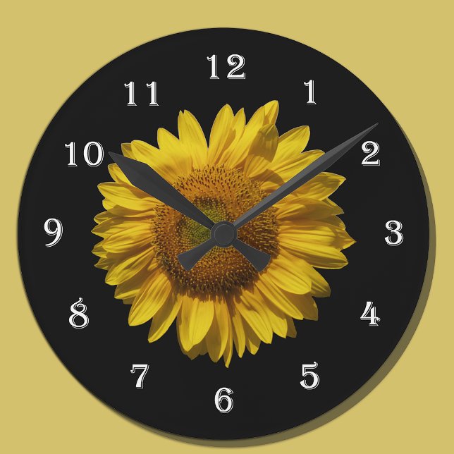 Reloj de pared de girasol de flores - Mammoflor gi (Subido por el creador)