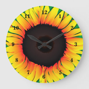 Reloj de pared de girasol - Sunshine