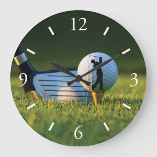 Reloj de pared de golf