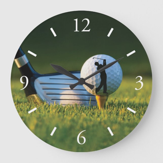 Reloj de pared de golf (Anverso)