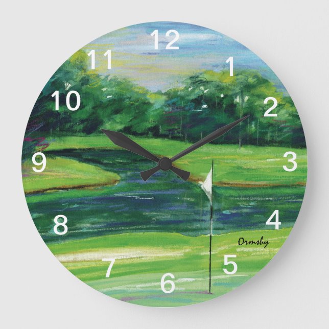 Reloj de pared de golf (Anverso)