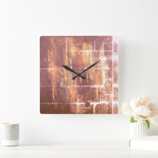 reloj de pared de gotas de cobre por dalDesignNZ