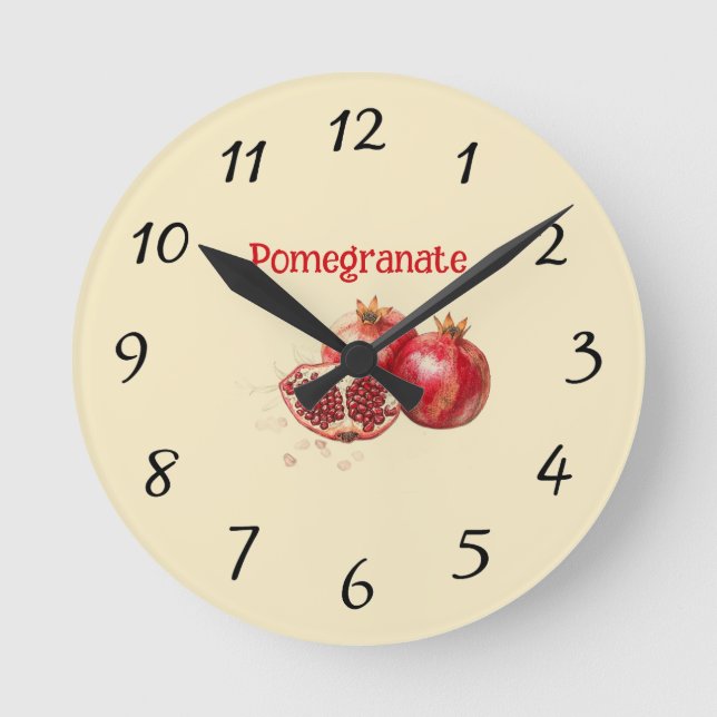 Reloj de pared de granada (Anverso)