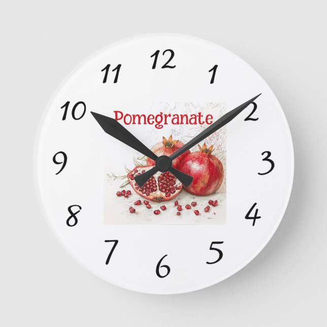 Reloj de pared de granada (Anverso)