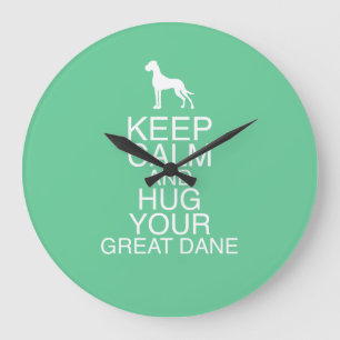 Reloj de pared de great dane