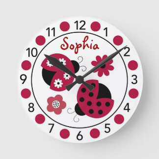 Reloj de pared de guardería personalizado de la pa