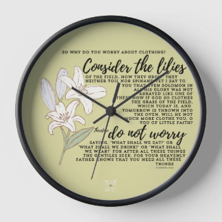 Reloj de pared de guiones
