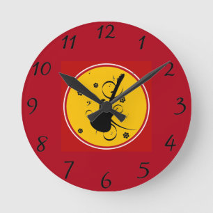Reloj de pared de guitarra