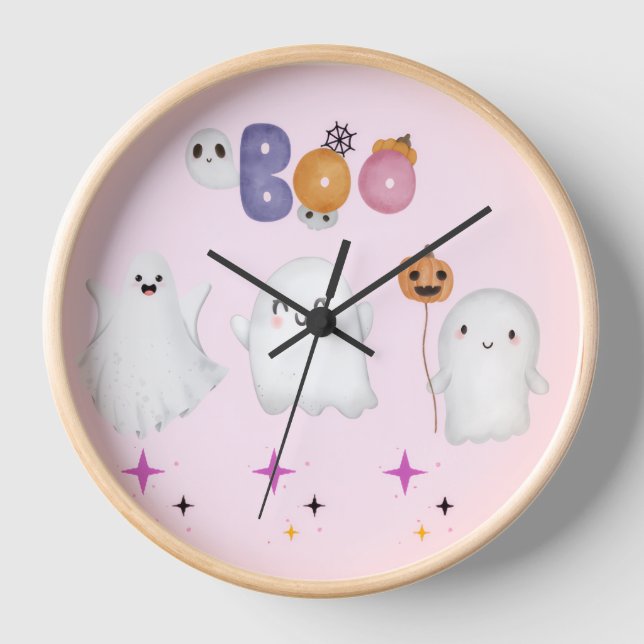 reloj de pared de Halloween (Anverso)
