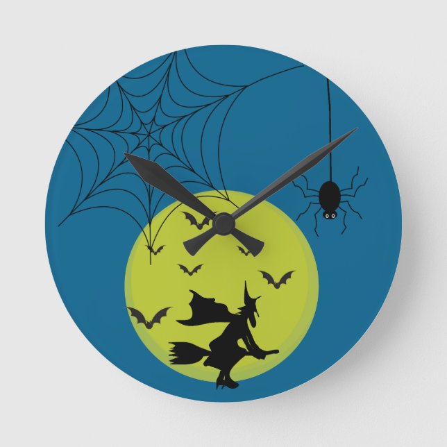reloj de pared de Halloween (Anverso)