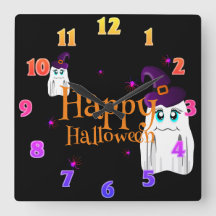 Reloj de pared de Halloween