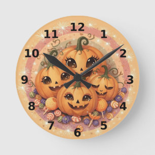 Reloj de pared de Halloween de la familia de calab