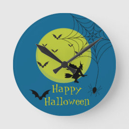 Reloj de pared de Halloween – Decoración estaciona