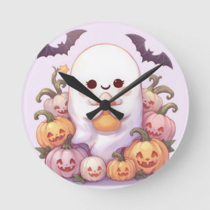 Reloj de pared de Halloween fantasma lindo - Decor