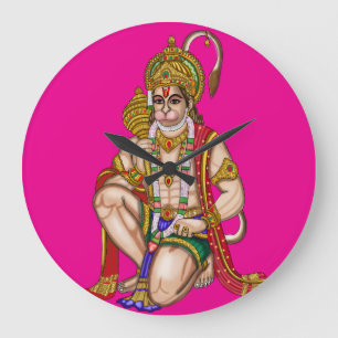 Reloj de pared de Hanuman
