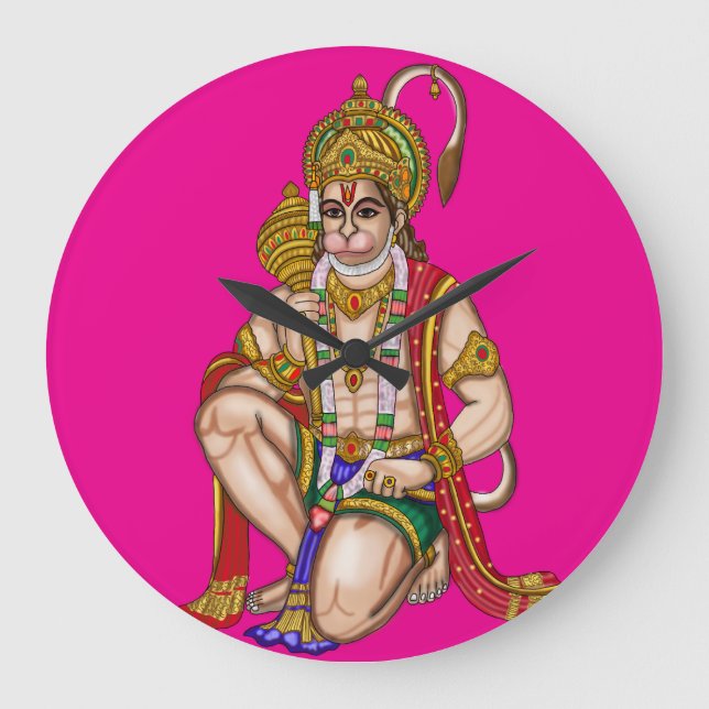 Reloj de pared de Hanuman (Anverso)