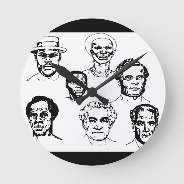 Reloj de pared de héroe nacional de Jamaica (Anverso)