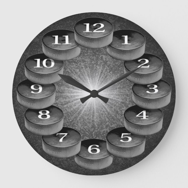 Reloj de pared de hockey (Anverso)