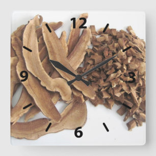 Reloj de pared de hongos de Reishi