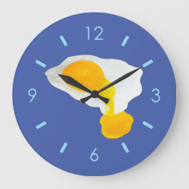 Reloj de pared de 'Huevos fritos'
