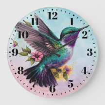 Reloj de pared de Hummingbird